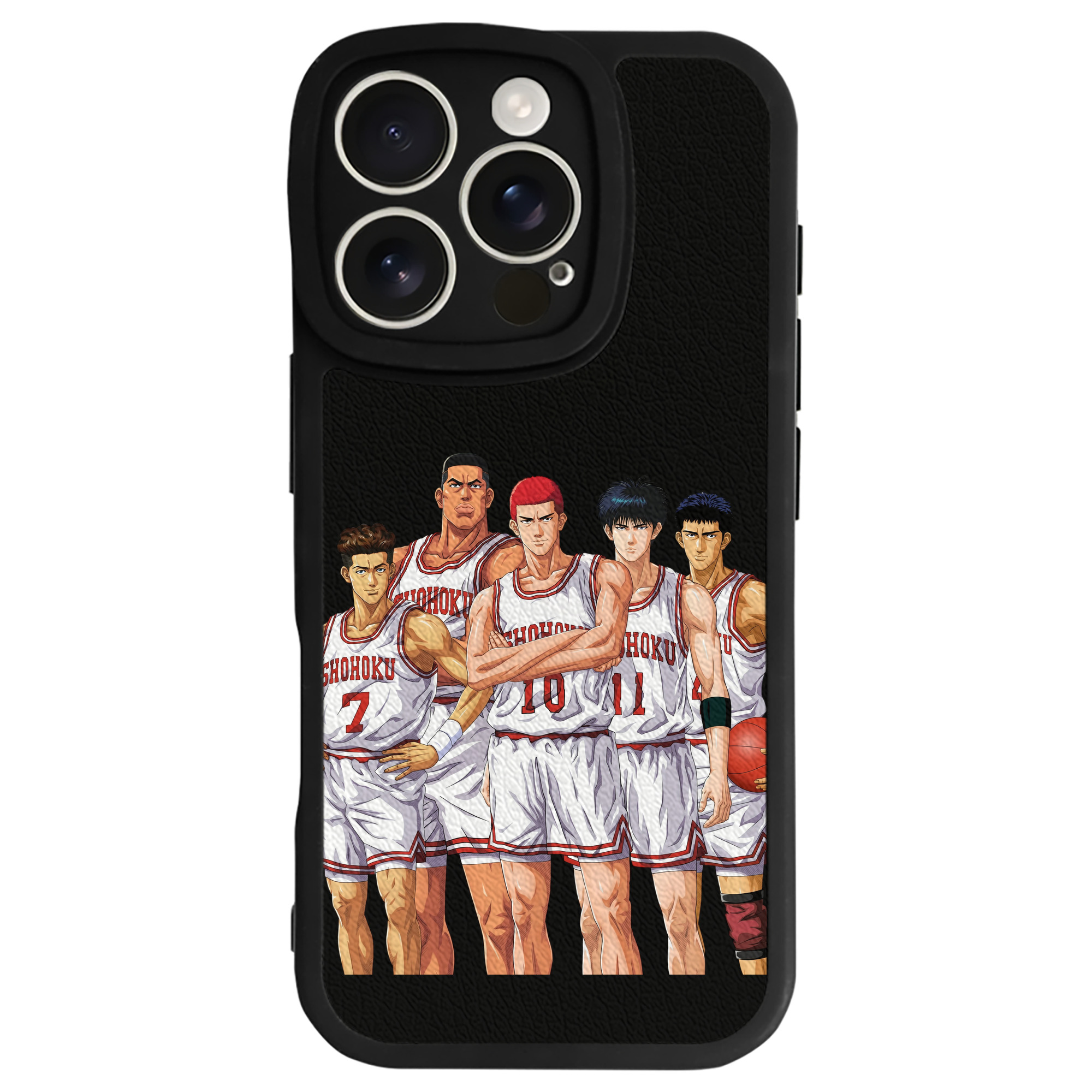 （画像用） SLAM DUNK／スラムダンク 【iPhone 16シリーズ対応】シリコンスマホケース（レザー調） 材質：シリコン